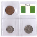 NIGERIA Set composto da 3 monete BB anni misti